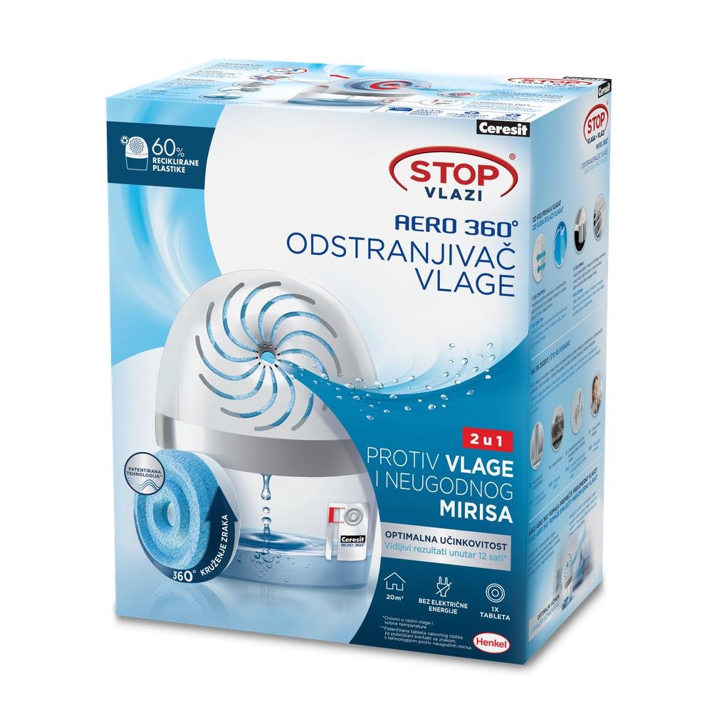 Punjenje za odvlaživač zraka 'Aero 360°' 2 tablete Ceresit - Akcija u trgovini Bauhaus