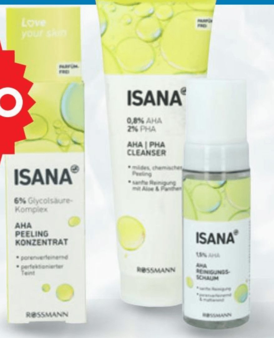 Isana proizvodi za njegu lica 30 ml, 125 ml ili 165 ml - Akcija u trgovini Spar