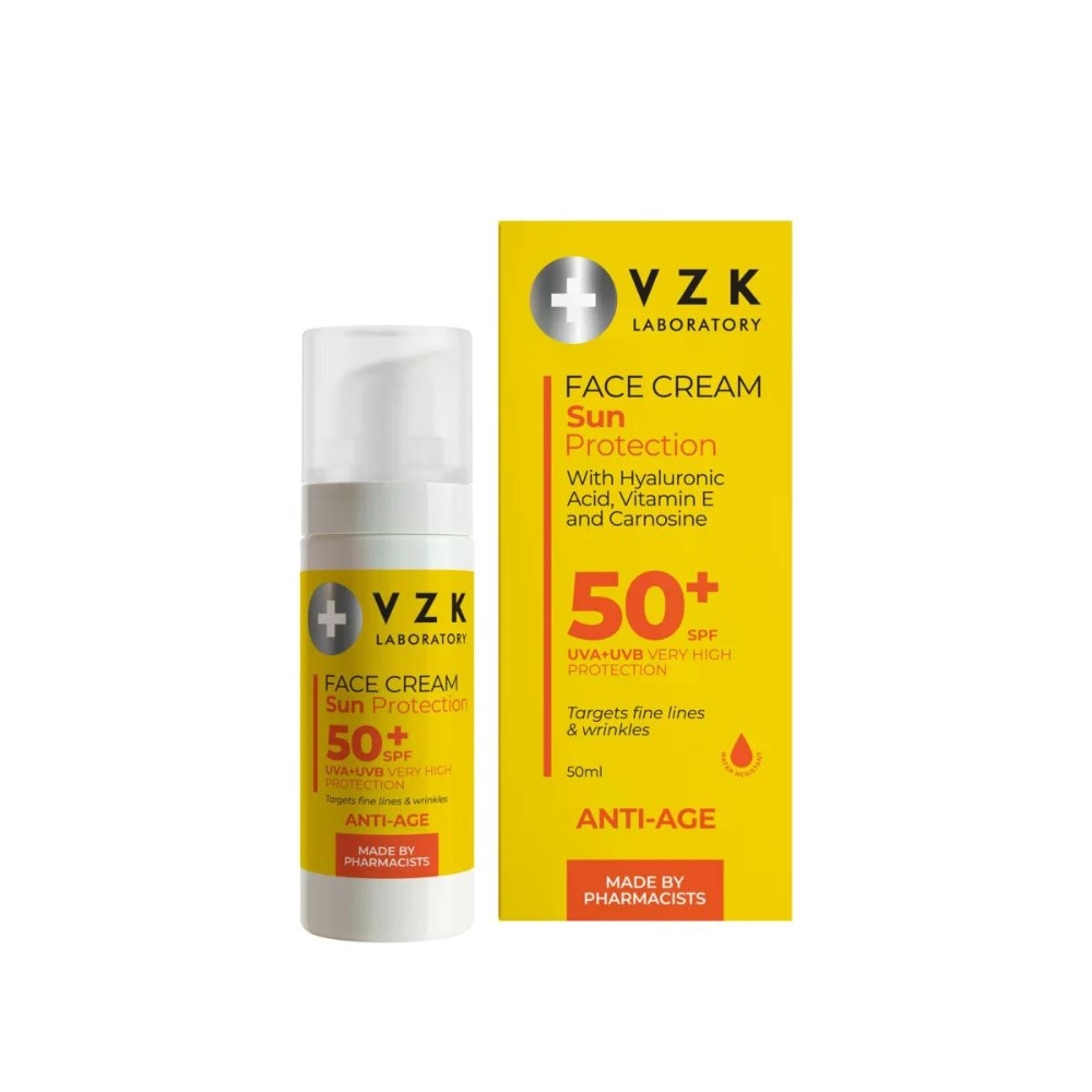 VZK SPF 50+ Sun Protection Face Cream Anti-Age 50ml - Akcija u trgovini Bipa
