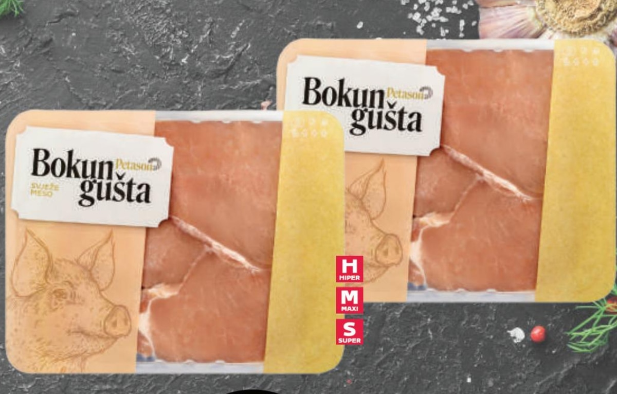 Bokun Gušta Svinjska leđa 550 g - Akcija u trgovini Tommy