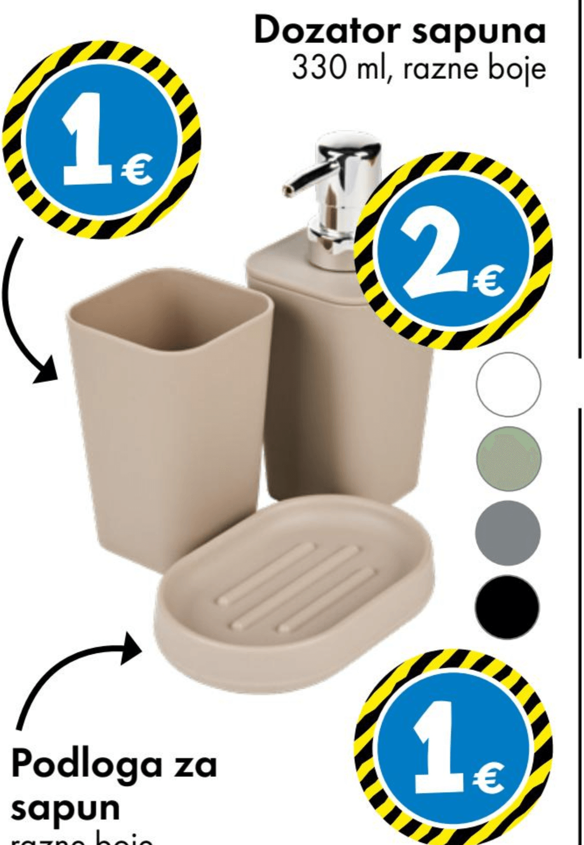 Dozator sapuna 330 ml - Akcija u trgovini Tedi