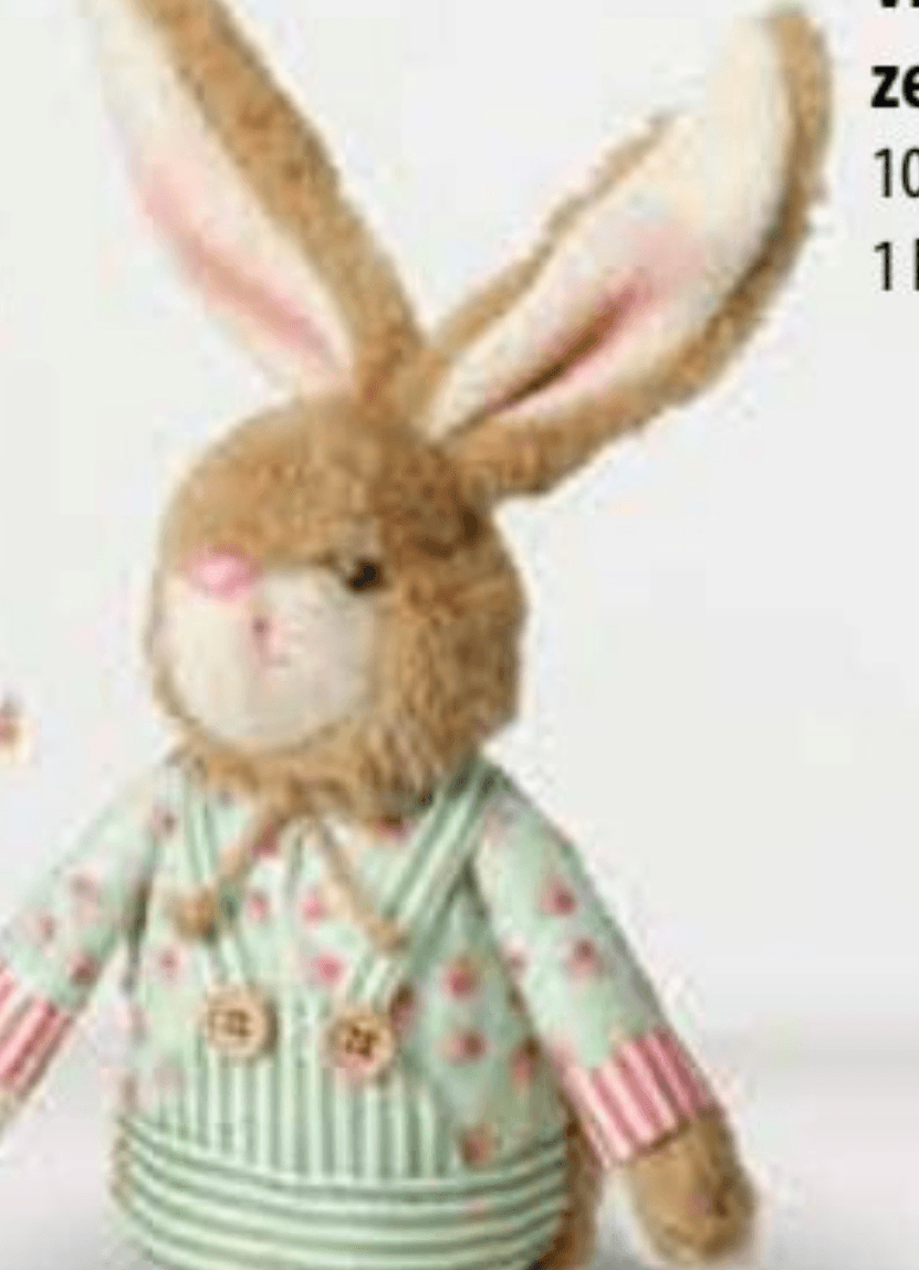 Uskrsni zeko 1 kom - Akcija u trgovini NTL