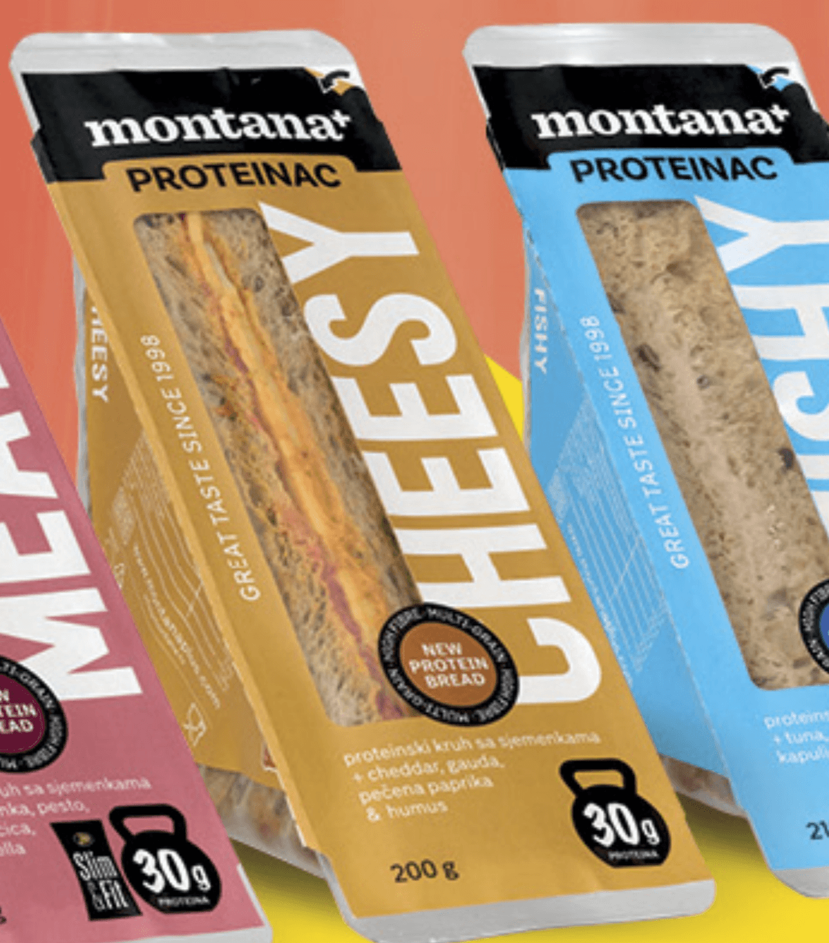 Montana Proteinac sendvič Meaty 220 g - Akcija u trgovini Konzum