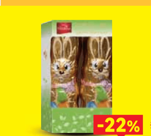 Čokoladni zec 125 g - Akcija u trgovini Lidl