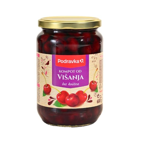 Podravka Kompot od višanja 680 g - Akcija u trgovini Kaufland