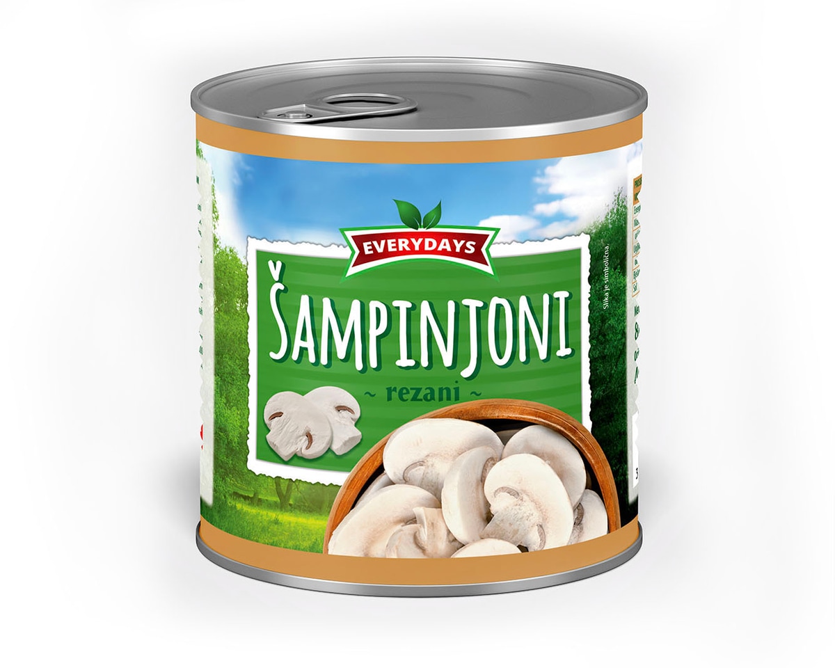 Rezani šampinjoni 200 g EVERYDAYS - Akcija u trgovini Ribola