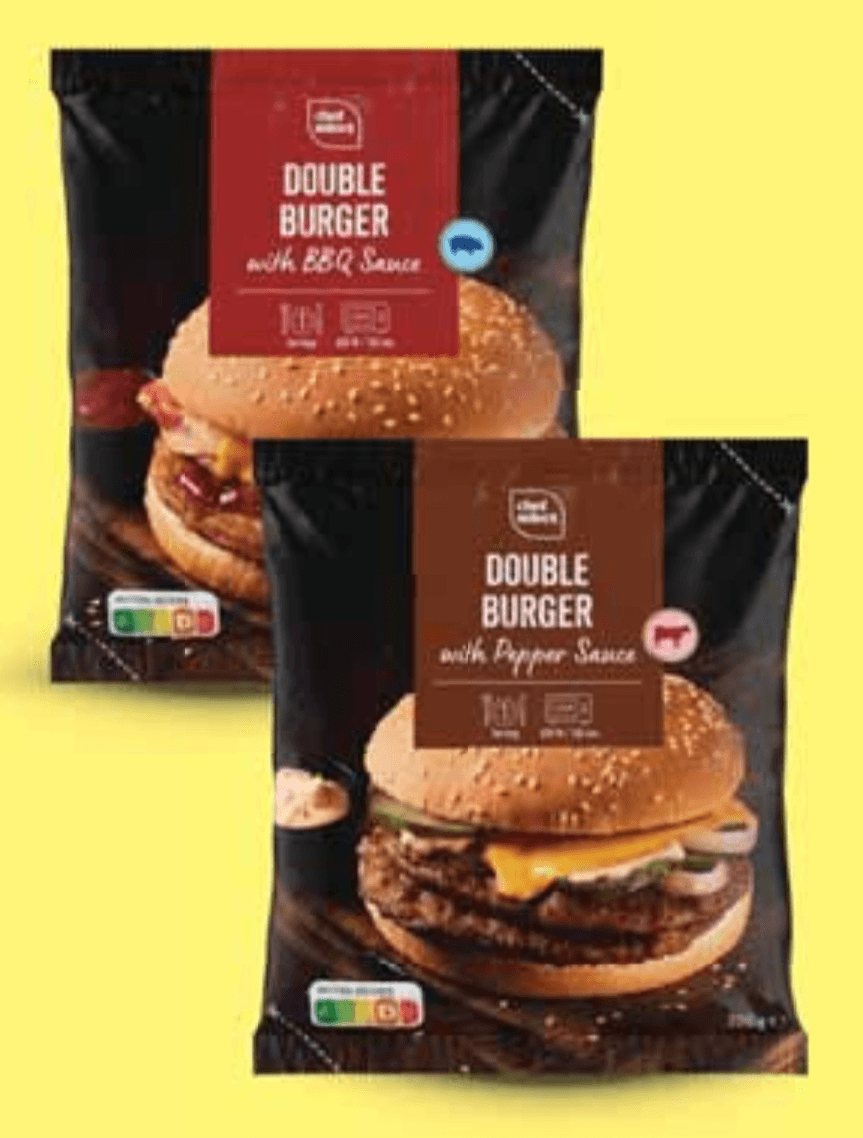 Chef Select Svježi Double burger 300 g - Akcija u trgovini Lidl