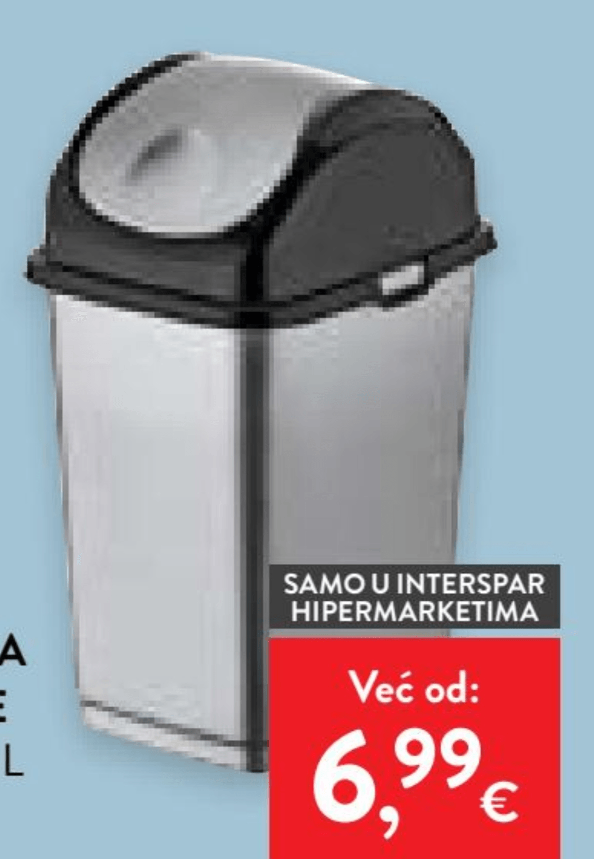 Kanta za otpatke 1 kom - Akcija u trgovini Spar