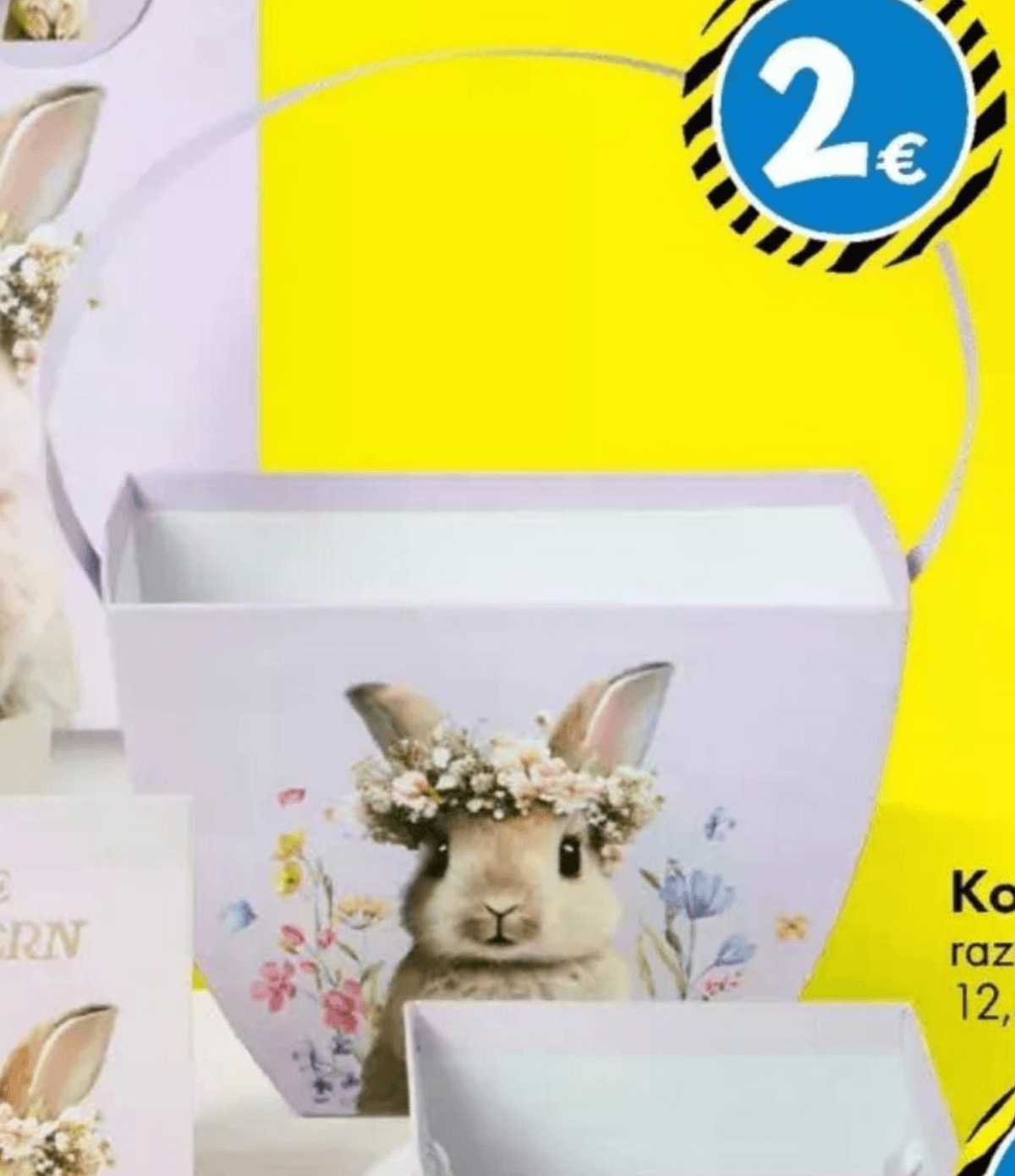 Košarica za darove - Akcija u trgovini Tedi