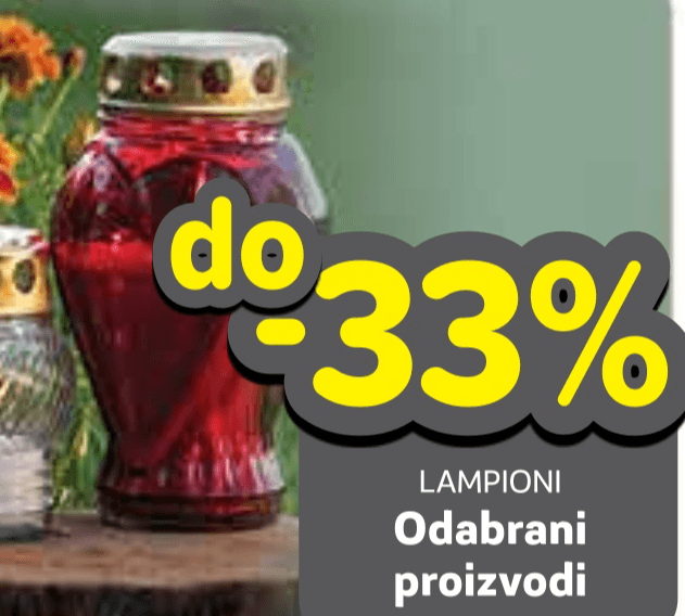 Lampioni - Akcija u trgovini Plodine