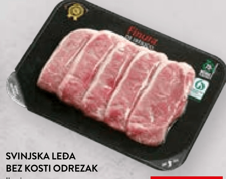 Iberico Svinjska leđa bez kosti 1 kg - Akcija u trgovini Interspar