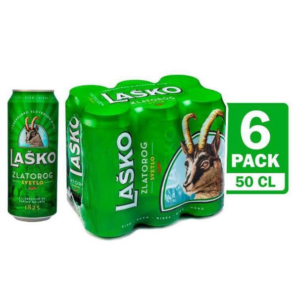Pivo Laško Zlatorog 6 x 0,5 L - Akcija u trgovini Interspar