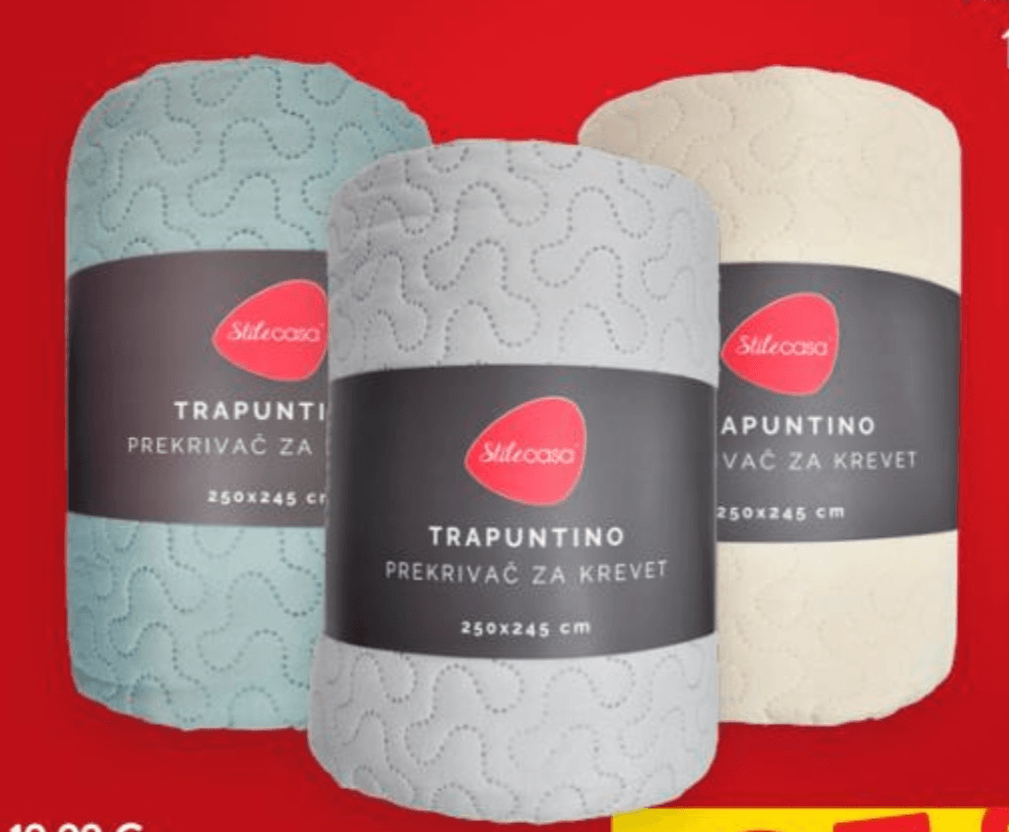 Prekrivač Trapuntino 170 x 250 cm SVILANIT - Akcija u trgovini Interspar
