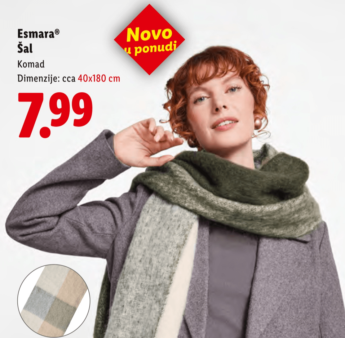 Esmara Šal Komad - Akcija u trgovini Lidl