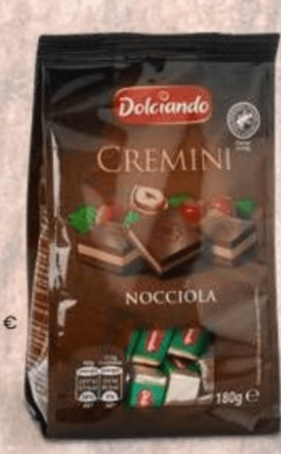 Dolciando Čokoladne praline Cremini s lješnjakom 180 g - Akcija u trgovini Eurospin