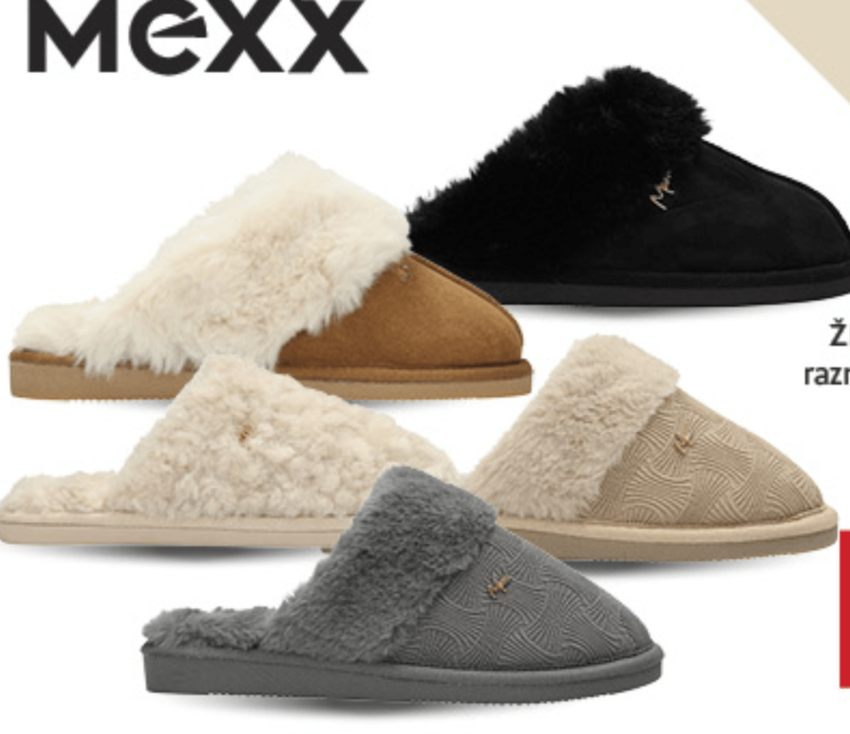 Mexx Ženske papuče par - Akcija u trgovini Konzum