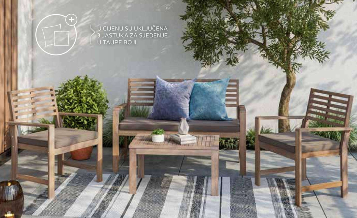 Vrtni set Bratislava Ambia Garden - Akcija u trgovini Lesnina