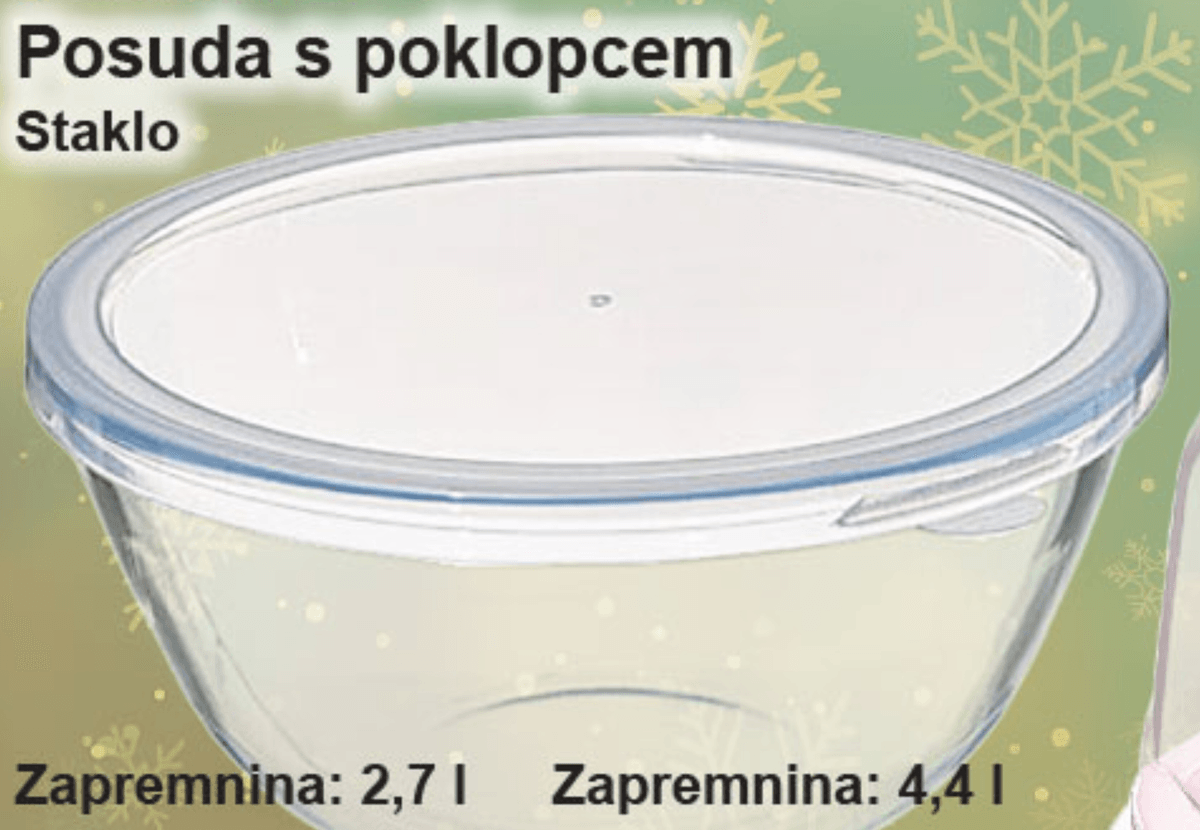 Posuda s poklopcem - Akcija u trgovini KTC