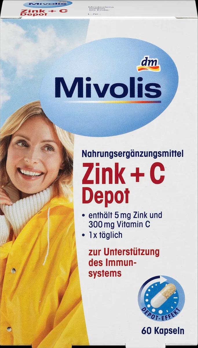 Mivolis Cink i vitamin C šumeće tablete 20 kom., 82 g - Akcija u trgovini Dm