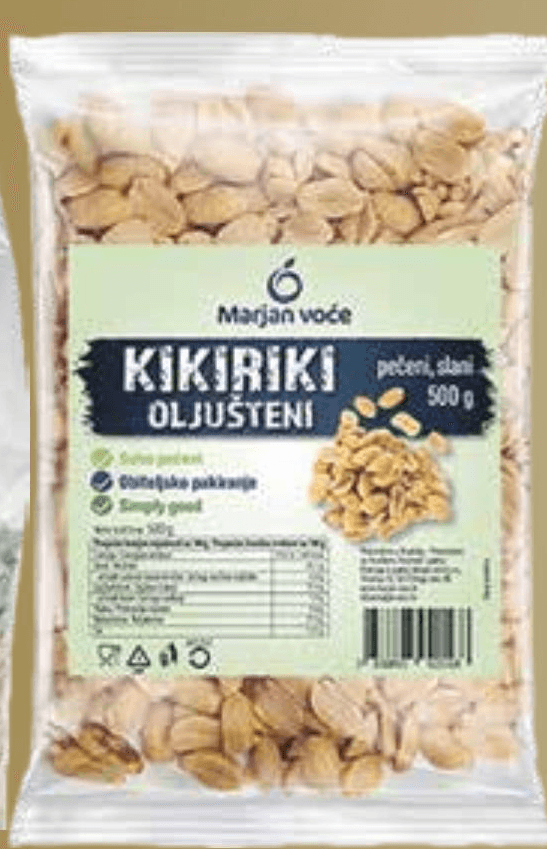 Kikiriki 500 g Marjan voće - Akcija u trgovini KTC