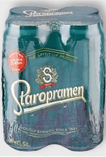 Staropramen Pivo 4x0,5 l - Akcija u trgovini Kaufland
