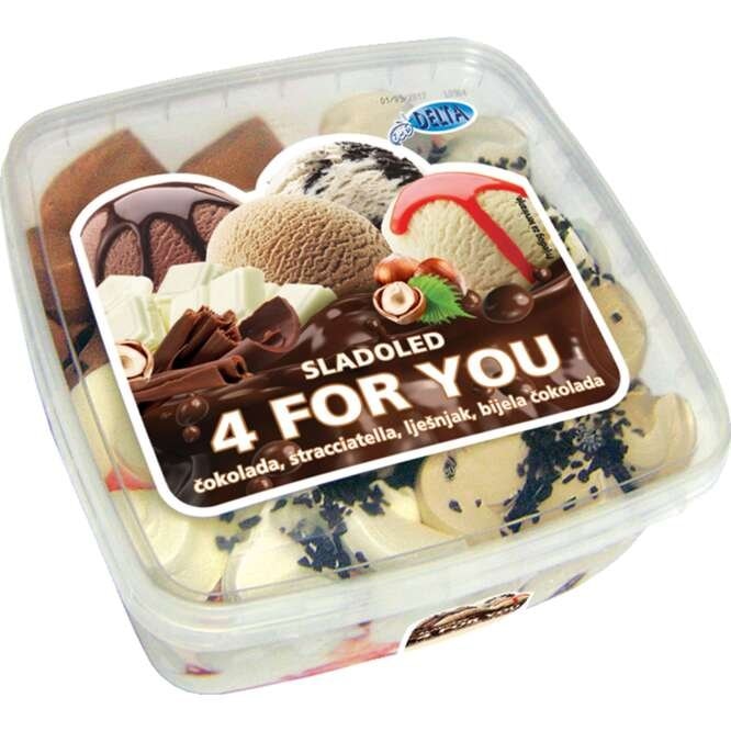 4 YOU Sladoled 1650 ml - Akcija u trgovini Kaufland