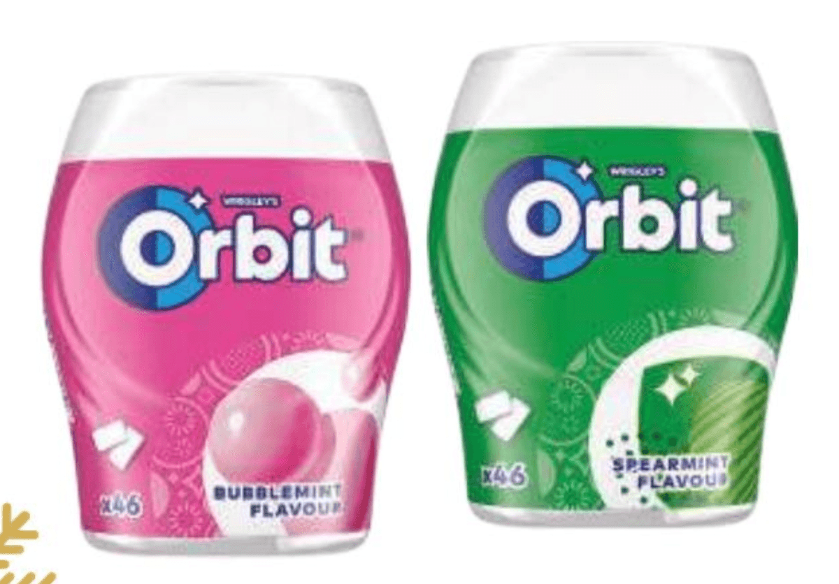 Orbit Žvakaće gume 64 g - Akcija u trgovini Tommy