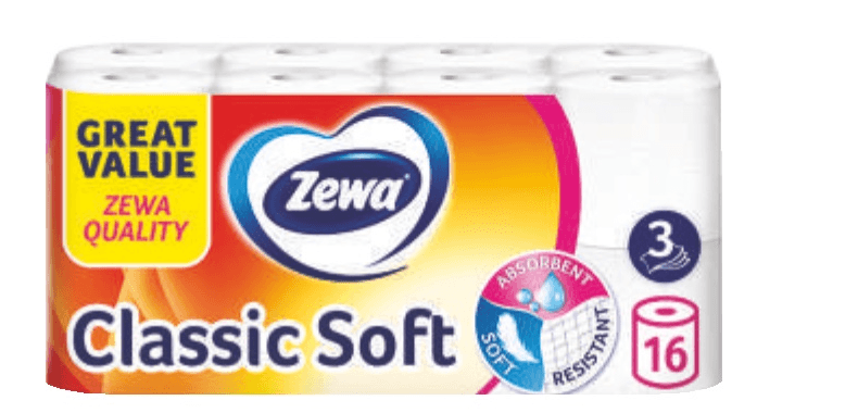 Zewa toaletni papir Classic Soft 16 rola Akcija u trgovini Tommy