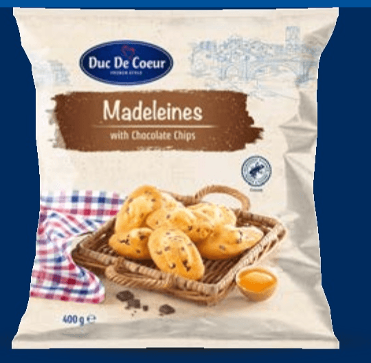 Madeleines kolačići s čokoladom 400 g Duc De Coeur - Akcija u trgovini Lidl