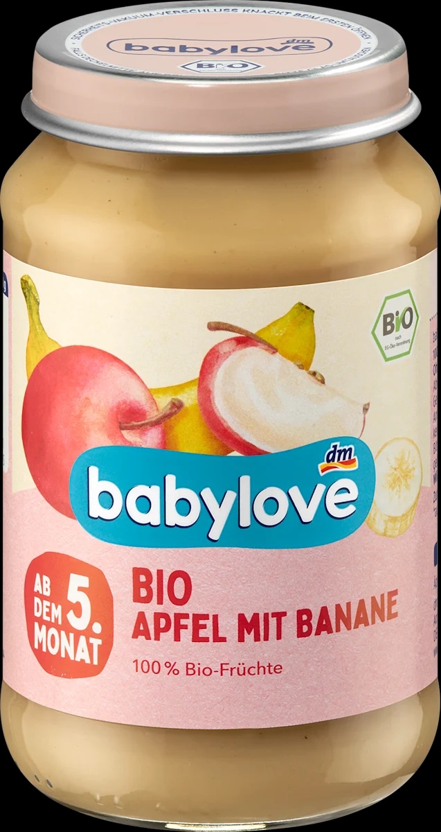 babylove EKO kašica jabuka, banana i dvopek 190g - Akcija u trgovini Dm
