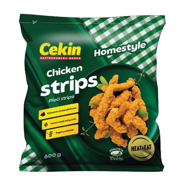 Cekin Panirane pileće kockice, pileći stripsi 600 g - Akcija u trgovini Studenac
