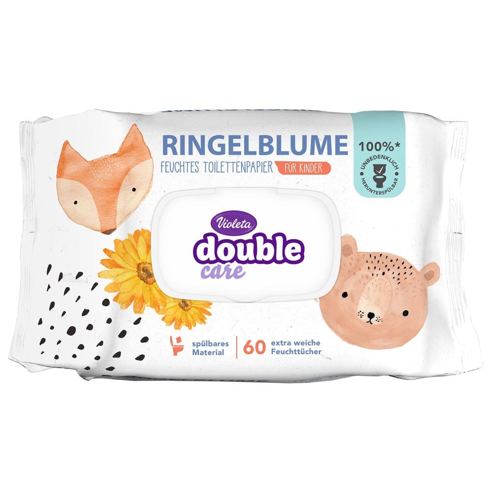 Double care, Violeta Vlažni toaletni papir 60 kom - Akcija u trgovini Tommy