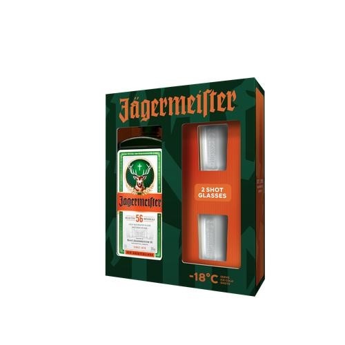 Jägermeister poklon paket 0,7 L + 2 čaše Akcija u trgovini KTC