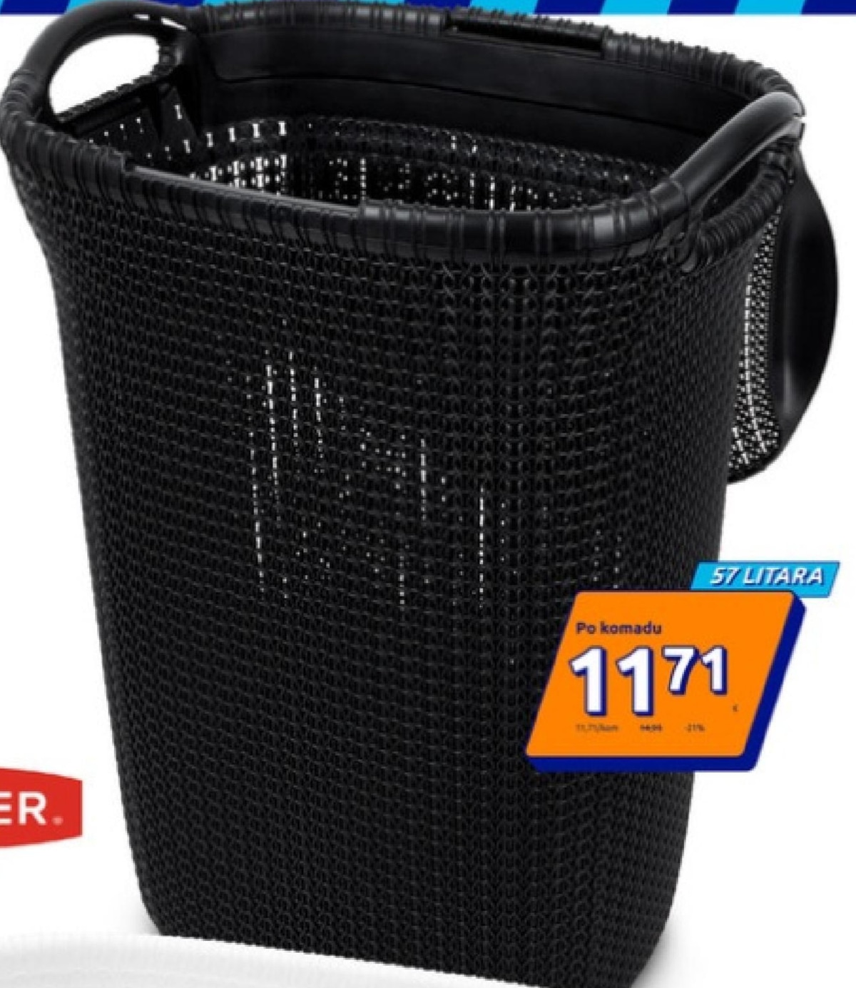 Curver košara za rublje 57 L - Akcija u trgovini Action