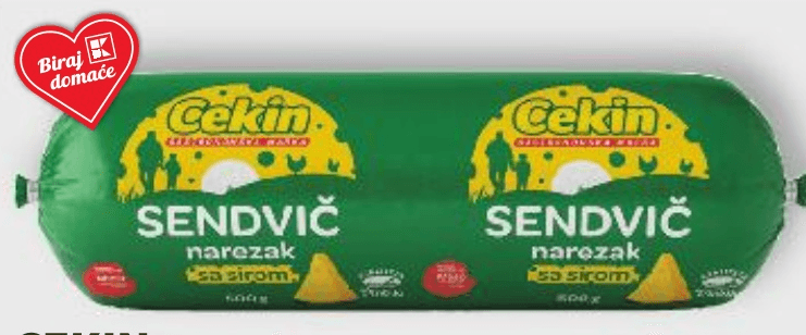 Cekin Poliko Premium kobasica ili Sendvič narezak 500 g - Akcija u trgovini Kaufland