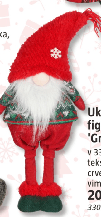 Ukrasna figura 'Gnom' - Akcija u trgovini Bauhaus