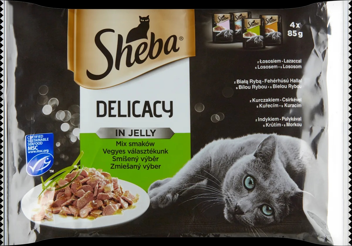 Sheba mix mesa u želeu 4x85 g - Akcija u trgovini Dm