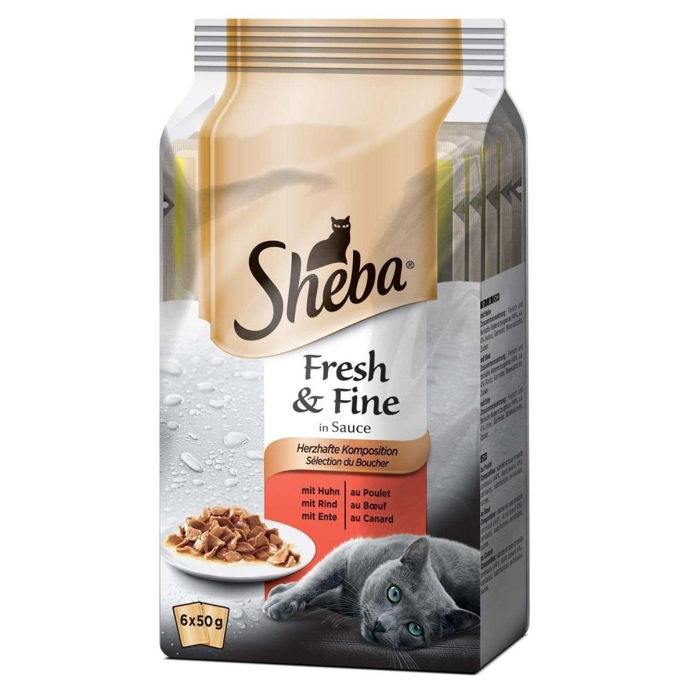 Sheba Fresh & Fine odabrani okusi 6x50 g Akcija u trgovini Zoo City