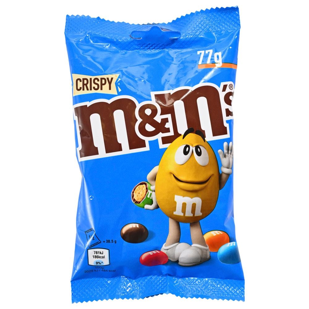 M&M crispy 77 g - Akcija u trgovini Bakmaz