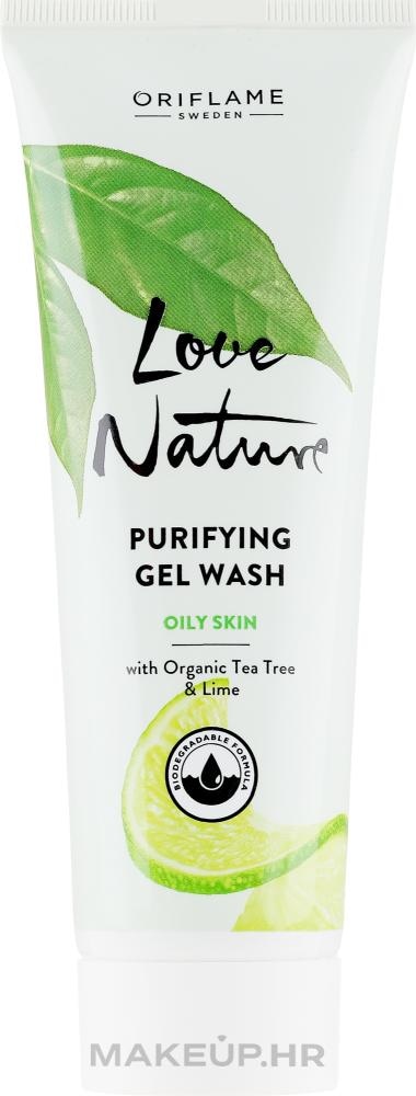 Love Nature Hydrating gel za umivanje s organskom aloe verom i ananasom 125 ml - Akcija u trgovini Oriflame