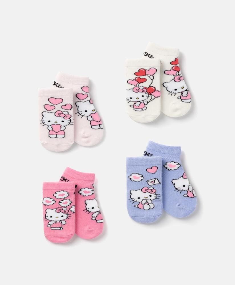 Komplet 4 para čarapa Hello Kitty and Friends 4 para - Akcija u trgovini Pepco