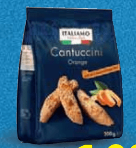 Cantuccini s narančom 200 g Italiamo - Akcija u trgovini Lidl