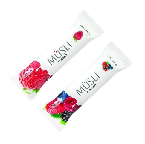 Musli bar jogurt - višnja, jogurt - šumsko voće, jagoda 30 g - Akcija u trgovini NTL