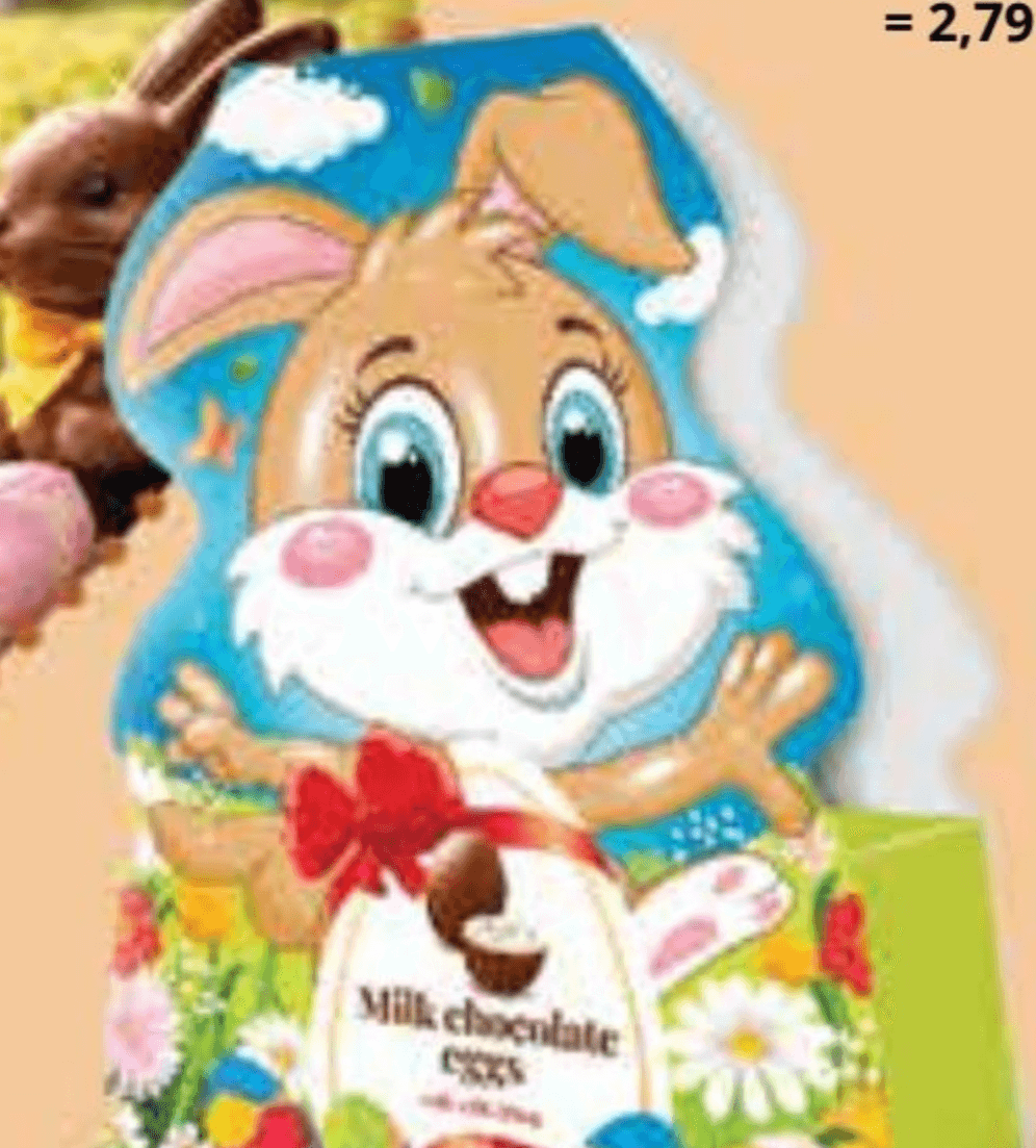 Praline Easter Bunny Milano 88 g - Akcija u trgovini Djelo