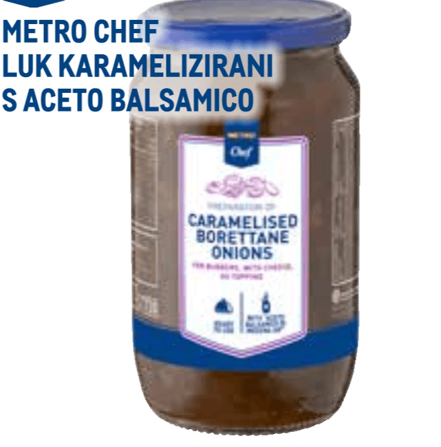 Metro Chef Luk karamelizirani s aceto balsamico 830 g - Akcija u trgovini Metro