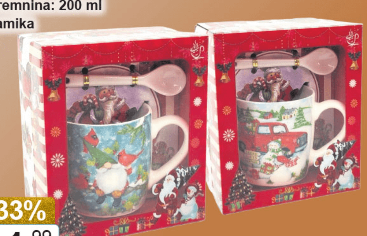 Set - šalica sa žličicom 200 ml - Akcija u trgovini KTC