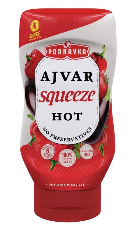Podravka Ajvar Squeeze ljuti 310 g Akcija u trgovini Žabac