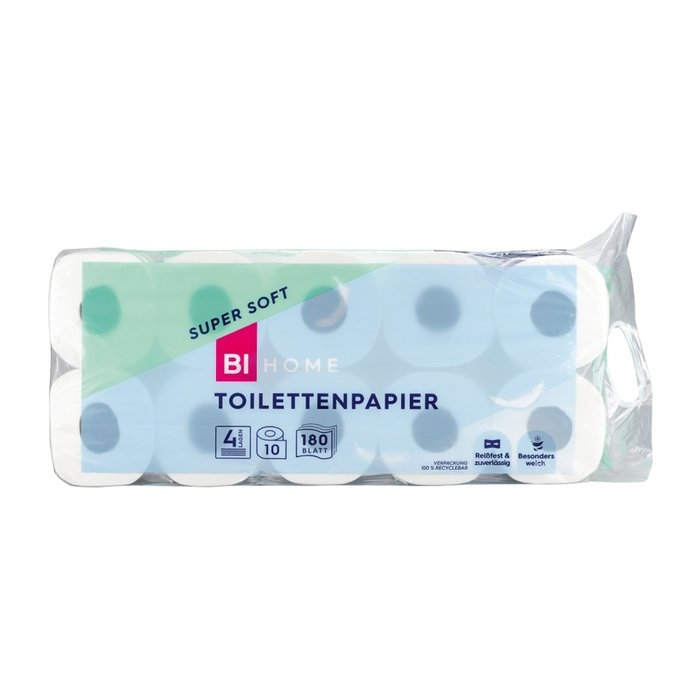 BI HOME Toaletni papir 10 x180 - Akcija u trgovini Bipa
