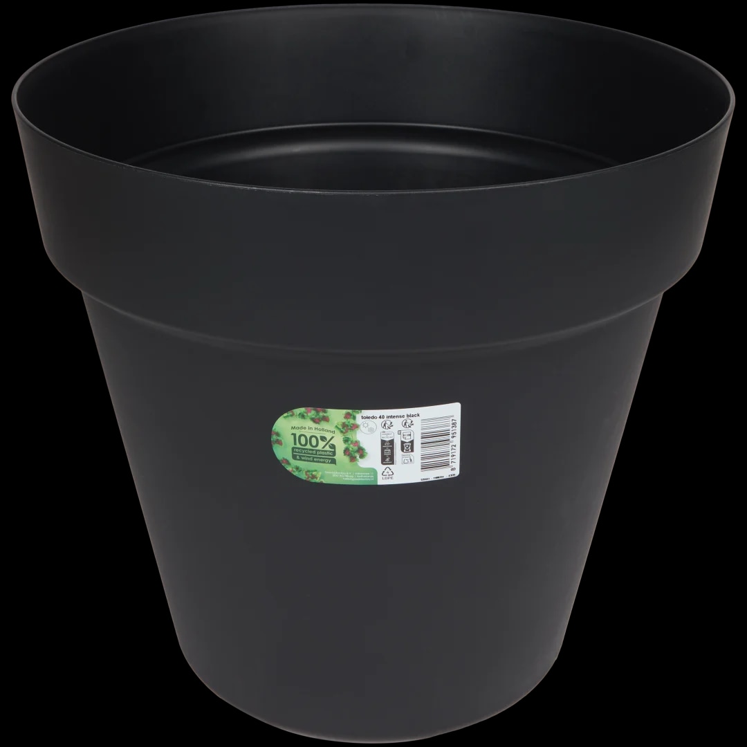 Tegla za cvijeće Toledo crna - Akcija u trgovini Action