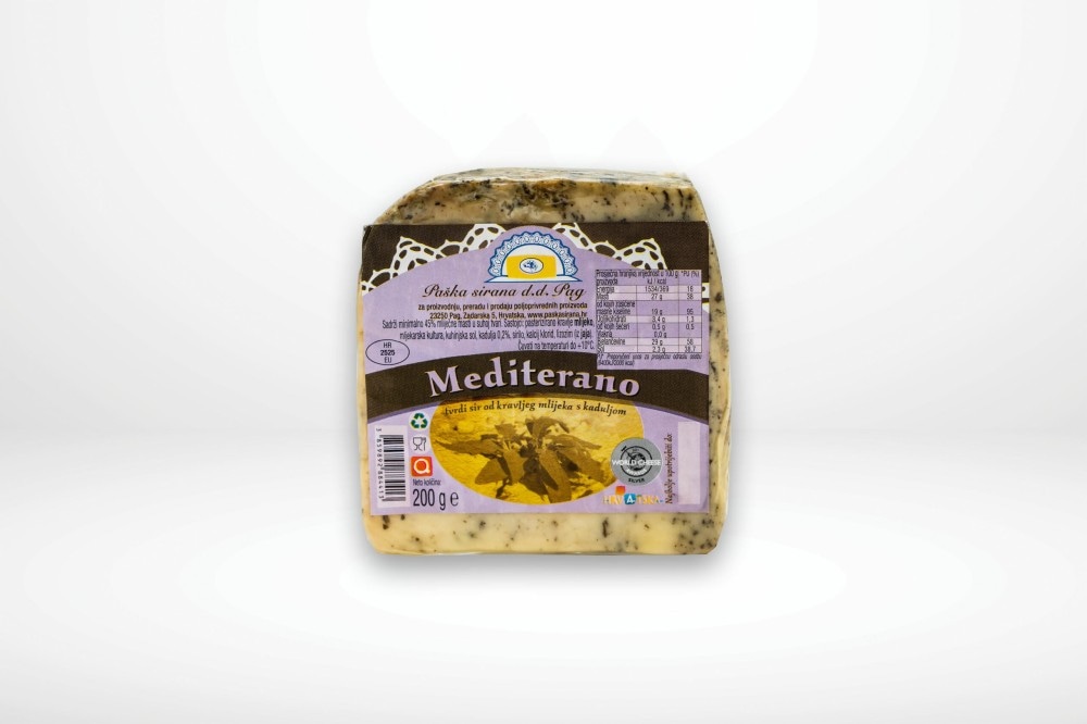 Paška sirana Mediterano sir 200g - Akcija u trgovini Konzum